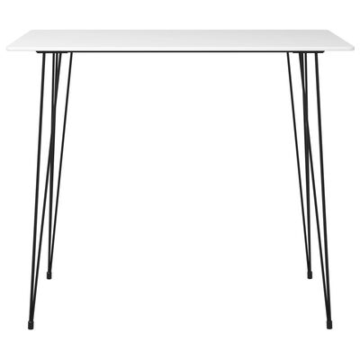 vidaXL bāra galds, balts, 120x60x105 cm
