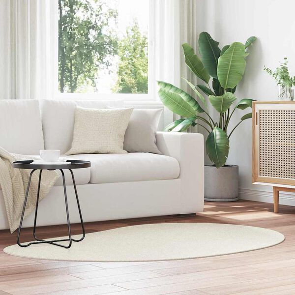 vidaXL Teritorijas paklāji Krēmkrāsa 120 x 170 cm Poliesters