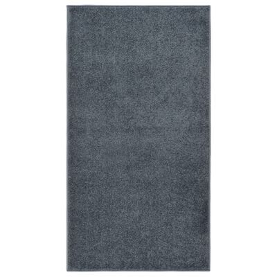 vidaXL paklājs, 80x150 cm, antracītpelēks