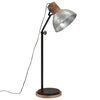 vidaXL grīdas lampa 25 W vintāžas sudraba krāsa 30x30x100-150cm E27