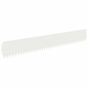 vidaXL Zāliena Apmale 20 gab. 103 x 15 cm Tērauds Balts