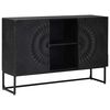 vidaXL Puse Melns 105 x 30 x 68 cm