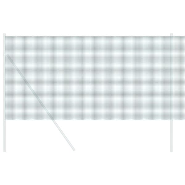 vidaXL Metinātās stieples žogs Zaļa 0.5 x 50 m