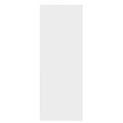 vidaXL apavu skapītis, balts, 60x21x57 cm, inženierijas koks