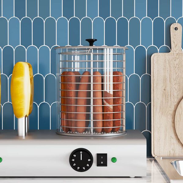 vidaXL stikla trauks hotdogu pagatavo&scaron;anas iekārtai, 200x240 mm