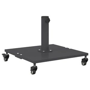 vidaXL Saulessarga pamatne Tumši pelēks 45 x 45 x 31,5 cm