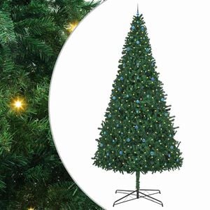 vidaXL Ziemassvētku eglīte Zaļa 400 cm PVC