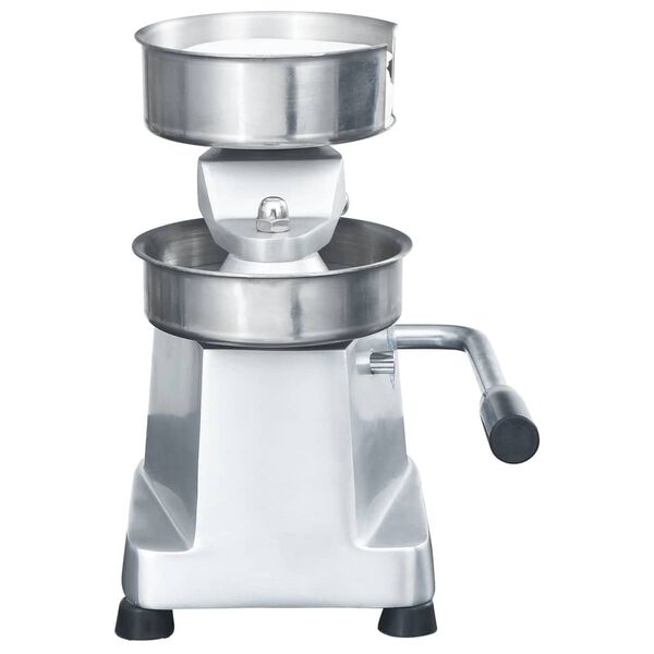 vidaXL hamburgeru prese, ar 500 papīriem, alumīnijs, 13 cm