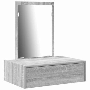 vidaXL Dressing galds Pelēka 60 x 40 x 70 cm Inženierijas koks