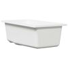 vidaXL Virtuves izlietne Balts 21 x 44 x 14 cm Granīts