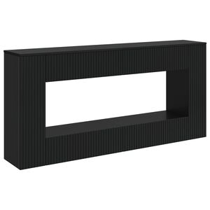 vidaXL Konsoles galds Melns 155 x 29 x 74 cm Inženierijas koks