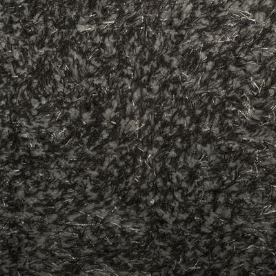 vidaXL paklājs ISTAN, gara spalva, spīdīgi antracītpelēks, 80x150 cm