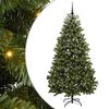 vidaXL Mākslīgā Ziemassvētku eglīte 210 cm 300 LED Silti balts Zaļa