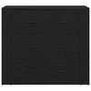 vidaXL Puse Melns ozolkoks 240 x 33 x 70 cm Inženierijas koks