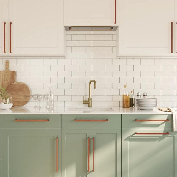 vidaXL skapja rokturi, 5 gab., bronzas, 320 mm, nerūsējo&scaron;ais tērauds