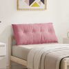 vidaXL Atpakaļ spilvens Rozā 100 x 50 cm Korduroja audums