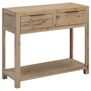 vidaXL konsoles galdiņ&scaron;, 82x33x73 cm, akācijas masīvkoks
