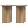 vidaXL Augu statīvs 2 pcs Artisan Ozols &Oslash;29,5 x 40 cm