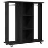 vidaXL Skapis Melns ozols 102 x 38 x 110 cm Inženierijas koks