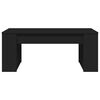 vidaXL kafijas galdiņš, melns, 102x55x42 cm, inženierijas koks