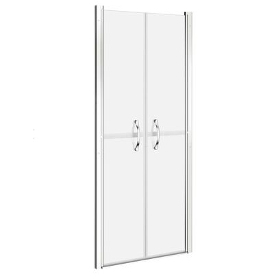 vidaXL dušas durvis, 91x190 cm, ESG, matētas
