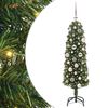 vidaXL Mākslīgā Ziemassvētku eglīte su 150 LED ar statīvu Zaļa 120 cm