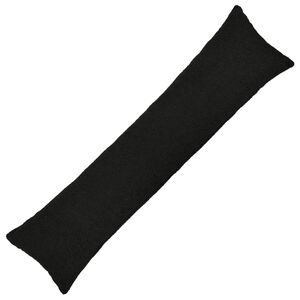 vidaXL Spilvenu pārvalks HEERLEN Melns 40 x 145 cm Boucl&eacute;