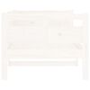 vidaXL dīvāngulta, balta, priedes masīvkoks, 80x200 cm