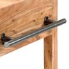 vidaXL virtuves ratiņi, 58x58x89 cm, akācijas masīvkoks