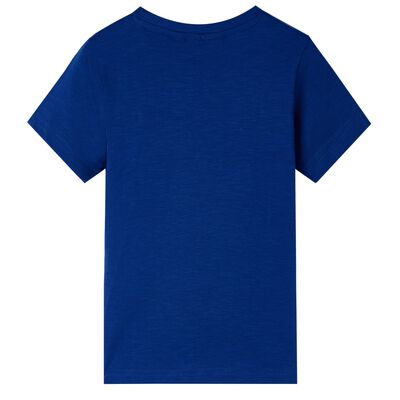 Bērnu T-krekls ar īsām piedurknēm, tumši zils, 92