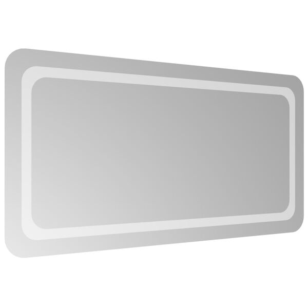 vidaXL vannasistabas spogulis ar LED, 50x100 cm