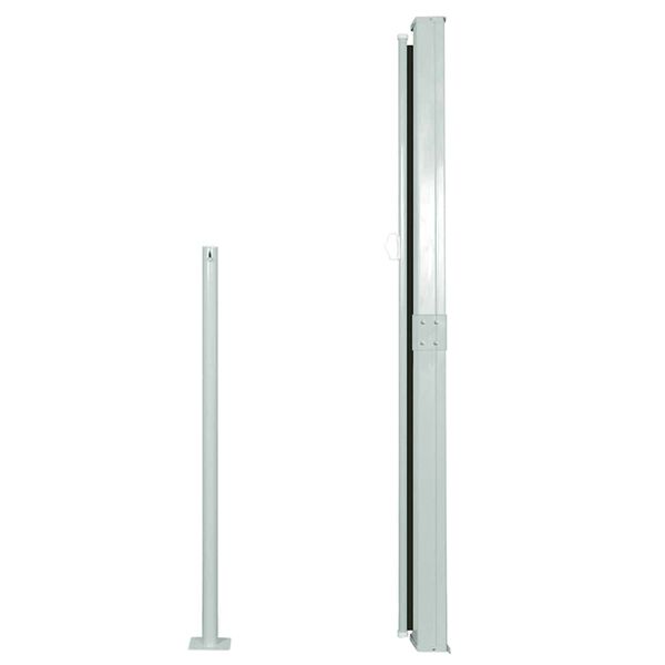 vidaXL izvelkama sānu markīze, 140x300 cm, melna