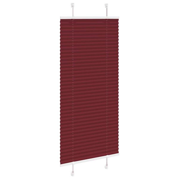 vidaXL kroku žalūzija Bordo sarkana 60x150 cm auduma platums 59,4 cm