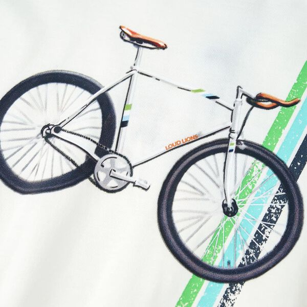 Bērnu krekls ar īsām piedurknēm, krēmīgi iedzeltens, 104