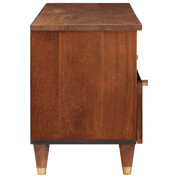 vidaXL Mediju uzglabāšanas skapji un plaukti Brūna 100 x 33.5 x 46 cm