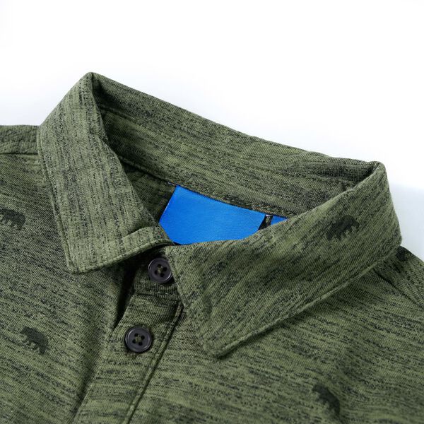 Bērnu krekls, nevienmērīga haki krāsa, 92