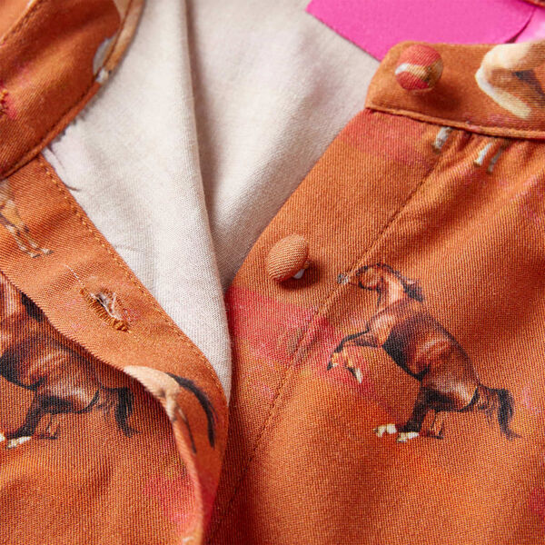 Bērnu kleita, konjaka krāsā, 128