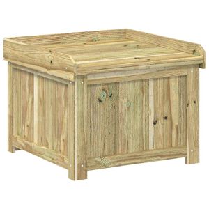 vidaXL Āra spilvenu kastīte Impregnēts priedes koks 58,5 x 60 x 47 cm