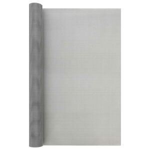 vidaXL Tīkls 80 x 1000 cm 30 Mesh Nerūsējo&scaron;ā tērauda 201 Sudraba