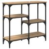 vidaXL Konsoles galds Artisānā ozols 80 x 29 x 75 cm Inženierijas koks