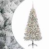 vidaXL Mākslīgā Ziemassvētku egle ar bumbiņu 120 cm 150 LED