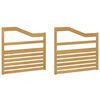 vidaXL Roku balstu modulis 2 pcs Balts 79 x 4 x 73 cm
