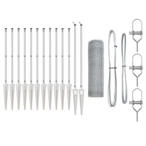 vidaXL Žoga āķis Sudraba