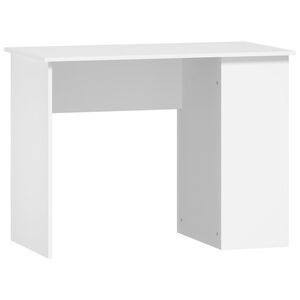 vidaXL rakstāmgalds, balts, 100x55x75 cm, inženierijas koks