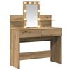 vidaXL Dressing galds Artisānā ozols 100 x 40 x 130 cm