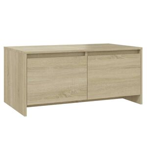 vidaXL kafijas galdiņ&scaron;, ozolkoka krāsā, 90x50x41,5 cm, skaidu plāksne