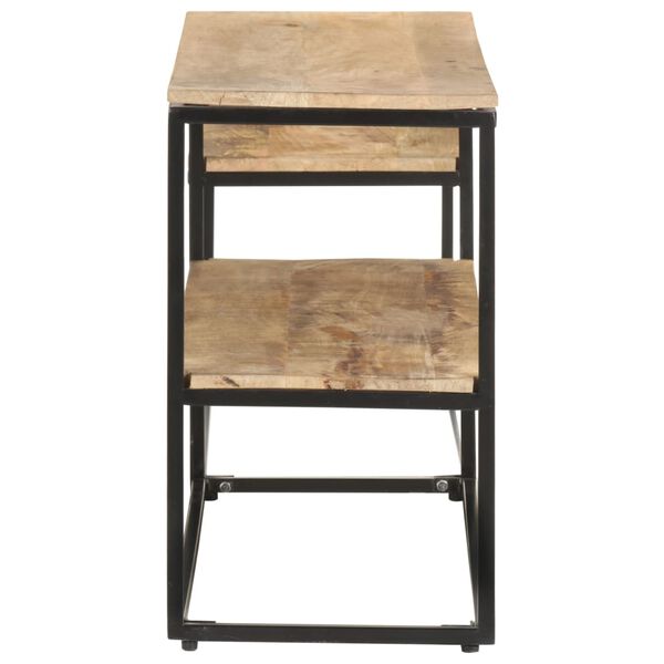 vidaXL TV galdiņš, 180x30x50 cm, neapstrādāts mango koks