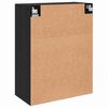 vidaXL Sienā uzstādītie skapji 2 pcs Melns ozols 69,5 x 34 x 90 cm