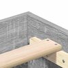 vidaXL Gultas rāmis Pelēka Sonomas ozola 90 x 200 cm Inženierijas koks
