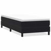 vidaXL Box Spring Gulta bez matrača Melns 100x220 cm samts